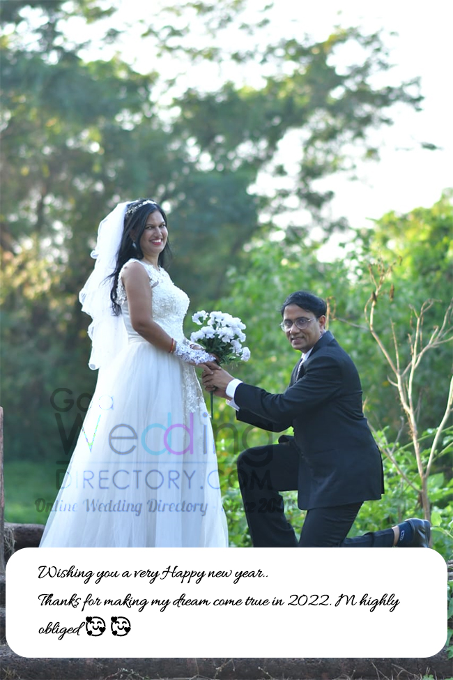 simple wedding gown hire in goa